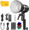 Godox ML30 37,6W LED Videoleuchte, CRI 96+ TLCI 97+, 5600K Farbtemperatur, 45700LUX@0,5m mit Reflektor, 12 Lichteffekte,Silent Mode Design, APP Wireless Control