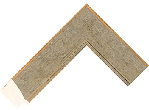 Customisable Bezel/Frame compatible with the Samsung Frame TV (43 inch) - Modern Frames (Cushion White Gold 68mm)