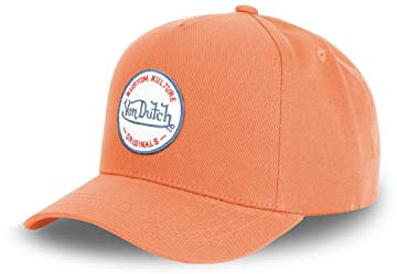 Cap Herren 100% Baumwolle, Tracker Kappe Herren, Natürlich, Angenehm, Orange, Einheitsgröße