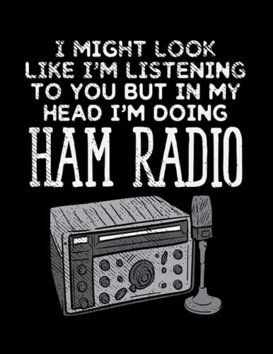 Ham Radio Ham Radio Operator CB Ham Amateur Radio Awesome Gift Bee Notebook: 8.5X11, 100 Lined Pages