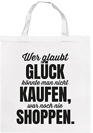Cepewa Einkaufsbeutel 3er Set Sprüche │ 42x38cm Baumwolle │Jutebeutel Einkaufstasche Stofftasche (1 x 3er Set Einkaufsbeutel)