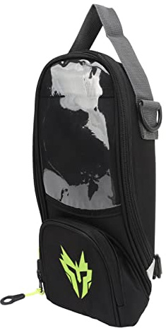 Waterproof Motorcycle Tank Bag, 4.5L Fuel Bag with Phone Bag, Magnetic Attachment (Fluorescent Yellow)