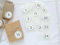 Mimi und Anton 24 Adventskalender Zahlen Aufkleber | Adventskalenderzahlen zum Aufkleben in Hygge Scandi Nordic Stil Handmade in Deutschland