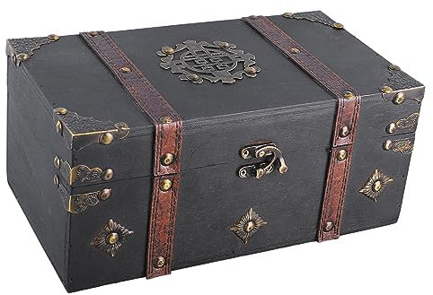 Retro-Holz-Aufbewahrungsbox, Schmuck, Bücher, Truhe, Box, Antike Box, Schmuck für Organizer, Tasche, Aufbewahrungsboxen, Organizer