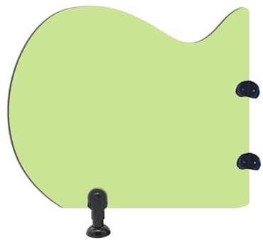 Urinal-Trennwand for Kinder, Urinal Schamwand, Urinal-Sichtschutz-Toiletten Trennwand, Toiletten-Schutzwand, Bodenmontierte Urinal-Schallwand, for Schulen/Kindergärten ( Color : Green , Size : 3pcs )