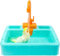 Kathson Automatische Vogel Badewanne Haustier Vogel Multifunktionale Duschbox Für Sittiche Vogelbad Spielzeug Käfig Zubehör Für kleine und mittelgroße Vögel （Grüner