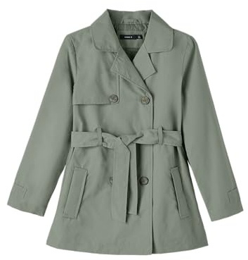 Name it kids Mädchen Nkfmadelin Trench Coat Noos Nkfmadelin Trench Coat Noos (1er Pack)