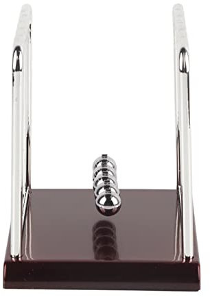 Small Newtons Cradle, Square Shape Balance Pendulum Ball Toy Home Office Desk Table Ornament Gift (Large square billiard ball)