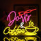 UExnkj-Y Dart Coffee Neon Sign Darts Bar Led Neon Schild Game Neonlicht USB Dimmbares Neonlicht für Bier Bar Resturant Wohnzimmer Schlafzimmer Männerhöhle Party Home Dekor Store Geschenke
