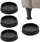 4PCS Non Slip Furniture Coasters, Rubber Castor Cups 2.5 inch Rubber Furniture Feet Chair Leg Caps Furniture Coasters Furniture Caster Cups Non-Slip Feet Pad for Bed Cabinet Sofa Chair