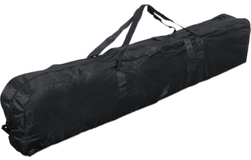 XXL Skisack Skitasche 200cm für bis zu 4 Paar Ski schwarz Skihülle Case Bag