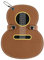 Tiardey Porta Plettri per Chitarra Personalizzato Custodia Organizer in Pelle PU per Chitarra Acustica elettrica Custodia compatta per Plettri Elegante per chitarristi e Musicisti (Marrone)