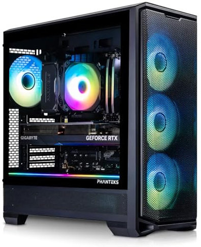 ADMI Gaming PC: Intel Core i7-14700KF 5.6GHz - RTX 5080 16GB GDDR7-16GB DDR5-2TB SSD - Phanteks G400A RGB Case (Black) - 850W Gold PSU - WIFI - Windows 11
