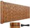 Personalizable Rollos De Cerca De Caña 30 40 50 60 70 80 90 100 110 120 130 140 150 160 170 180cm Altura Rollos De Valla De Bambú Bloqueo De La Luz Cañizo Jardin Decoración De Tabiques(Carbonization)