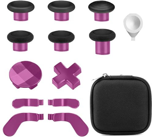 Pennarelli di ricambio 13 in 1 per One Elite Series 2, Xbox One Elite Controller Serie 2 Core Joystick Kit per Xbox Elite Wireless Controller Series 2 (polvere di rosa)