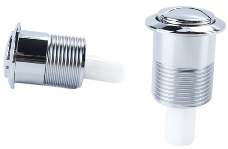 Hoite Toiletten-Druckknopf-Spülersatz, für 45-Zoll-Doppelspülkastenknopf, kompatibel mit 34455009, runde Form, modernes Badezimmer
