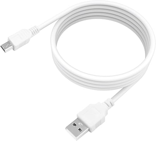 Zosvoses Mini USB Ladekabel kompatibel mit tiptoi stift 1/2/3 Generation, Mini B ladekabel für tiptoi- effiziente datenübertragung und schnellladung - nicht für die Generation 4, Weiß (150 cm)