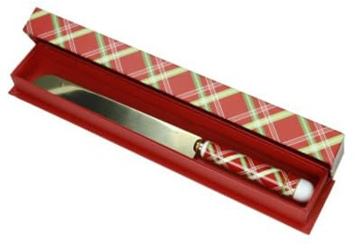 BRANDANI Coltello Panettone Coccole in Acciaio con Manico in Ceramica 34 cm
