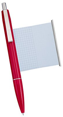 Jadani Kugelschreiber rot mit Spickzettel - Made in Germany