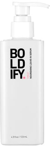 BOLDIFY Nourishing Leave-In Serum - Professional Hair Care to Nourish, Detangle, Soften & Shine - Essential Hair Health Serum for Women & Men - Lightweight Thermal Protection to 450F