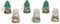 Play-Doh Weihnachtsbaum und Schneemann 6er-Pack für Kinder ab 2 Jahren, F1212