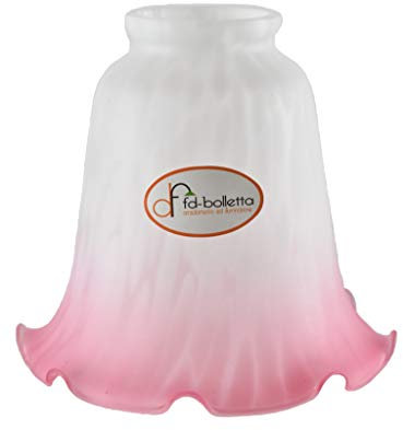 fd-bolletta arredamento e illuminazione Pantalla lampara, cristal de repuesto, pantalla de lampara,campana de cristal, Tulipa vidrio vl17 Medidas: altura 12,5cm, Ø vidrio 13,5cm, Ø boca exterior 5,4cm