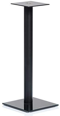 Norstone Epur Stand Noir satin - Pieds d'Enceintes (la paire)
