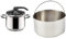Lagostina Briosa Lagoeasy'Up Pentola a Pressione, 7 L, Acciaio Inox 18/10 & Accessorio per Pentola a Pressione Cestello Cuocivapore, Acciaio Inox, Diametro 18 cm per Capacità 7 Litri