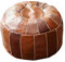 rockible Unstuffed Pouf Cover Hassock Ottoman Cushion Foot Rest Bohemian Room Decoration Round