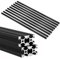 JiGiU 1000mm 2020 V-slot Aluminium Profil Schwarz nach Europäische Standard 6063-T5 Eloxierte Oberfläche 20x20 Schlitz 6mm Linearschiene für DIY Frame 3D-Drucker CNC-Maschinen (9 Stück)