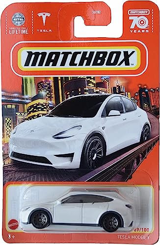Matchbox Tesla Model Y, 70 Jahre 89/100 [Weiß]
