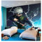 Tapete Wallpaper Cartoon Anime Tapete Benutzerdefinierte Fototapete Jungen Schlafzimmer Kinderzimmer Dekor Klassische Dekoration (Color : 8D Miniature Craft, Size : 1mx1m)
