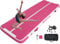 Air Tumble Track Gymnastic Mat 3m/4m/5m/6m 4 Inch Thickness Inflatable Gym Tumbling Floor Mats with Air Pump for Home Use/Cheerleading/Yoga/Dance/Water Fun (Pink, 3m20)