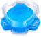 Arena Kampfarena Battle Stadium für Beyblade Burst Surge Quad Drive und Metal Fusion Kampfkreisel Arena Stadium BB-00 Blau XL