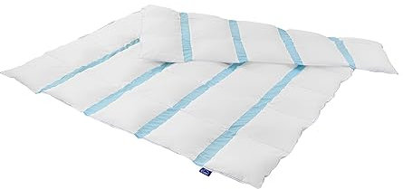 Genius eazzzy Climate Comfort Bettdecke leichte Ganzjahresdecke atmungsaktive Schlafdecke 155 x 220cm, angenehme Temperatur für Schlafen,