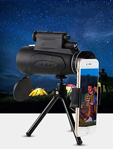 GagalU Leistungsstarkes monokulares 8000-m-Teleskop mit großer Reichweite für Smartphones, 100 x 90 HD-Nachtsicht bei schwachem Licht, mit Smartphone-Adapter, Stativanzug für Wa