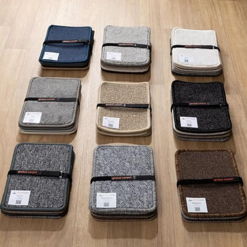 Steffensmeier Teppichboden Musterbox Robust- Raffiniert | Meterware | Eingangsbereich und Treppen