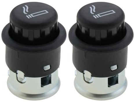 SING F LTD 2 Stück Auto Zigarettenanzünder Zigarettenanzünder 1J0919307 kompatibel mit Audi Q3 A3 kompatibel mit Passat