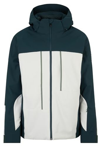 Ziener Herren TAPONGA Ski-Jacke/Snowboard-Jacke | atmungsaktiv, wasserdicht, dark jungle tex, 52