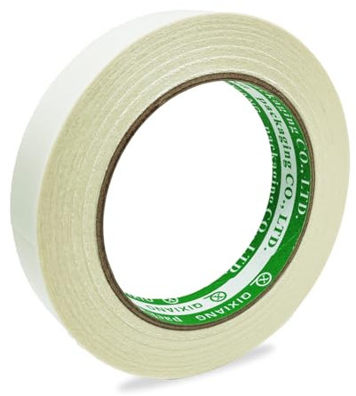 KAIHENG Doppelseitiges Stoffband, 1,9cm x 21m Saumband für Vorhänge, kein Nähen, Bügeln, Stich, Hexerei-Saumband für Vorhänge, Hosen, Kleider, Jeans, Kleidung, Kunst