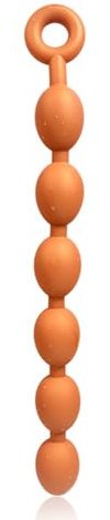 SXOVO Silikon AnalKette Extra Langer Analplug mit Groß Anal Kugeln Anal Beads Flexibler Weicher Anal Dildo für Prostata Stimulation Anal Training Sexspielzeug für Männer Frauen Paare Extrem Sex (M)