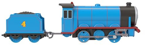 Mattel Thomas & Friends, batteriebetriebene Spielzeuglok, Klassische, batteriebetriebene Gordon-Lok und Frachtwaggon, Fantasiespielzeug für Kinder im Kindergartenalter, JGF96