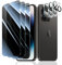 Fynorao 3+3 Stück Sichtschutz Panzer Schutz Glas für iPhone 14 Pro, Anti-Spähen Gehärtetes Glas Schutzfolie und Kameraschutz, Panzerglas Displayschutzfolie, 9H Härte, Anti- Kratzer