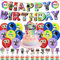 30PCS Dandy Party Balloon Decorations,Dandy Theme Party Decorations Set Birthday Decorations Dandy Balloons Happy Birthday Banner, Dandy Cake Topper for Kids Dandy Theme Birthday Party