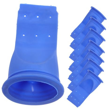 Angoily 8 Stück Bodenablauf Kern Silikondichtung Kern Flexibel Geruchsverschließend Für Abflusskanäle Umweltfreundliches Silikon Blau Mehrweg Fürs Bad Küche