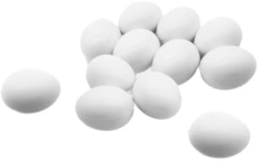 Bothyi 12x Solid Pigeon Eggs,Artificial Eggs Simulation Eggs,Dove False Eggs for The Birds to Stop Laying Eggs Hatching Help Laying