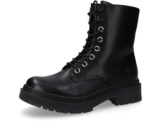 Dockers by Gerli Damen Klassische Stiefeletten, Frauen Stiefeletten,Wechselfußbett,uebergangsschuhe,uebergangsstiefel,schwarz,38 EU