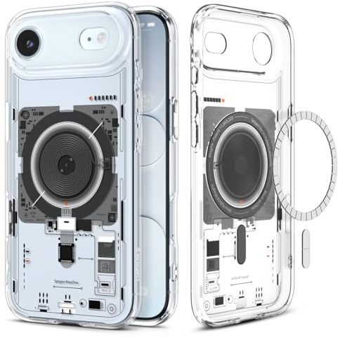 Spigen iPhone Air Hülle Ultra Hybrid MagFit -Neo One | Kompatibel mit MagSafe, Anti-Yellowing, Air Cushion Tech, Militär-Grade Schutz, Spigen Zero One Edition