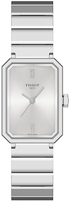 Tissot SRV, Swiss Quartz Watch for Women, Stainless Steel Case, Silver Dial, T1601101103300