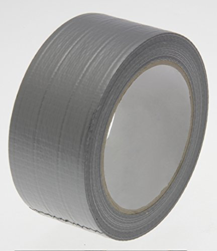 Clairefontaine 97045C - Rolle Klebeband 50cm x 25m, sehr strapazierfähig, zum Kleben auf allen Oberflächen, wasserabweisend und flexibel, für DIY-Projekte und Bastelaktivitäten, Metallic-Grau, 1 Rolle